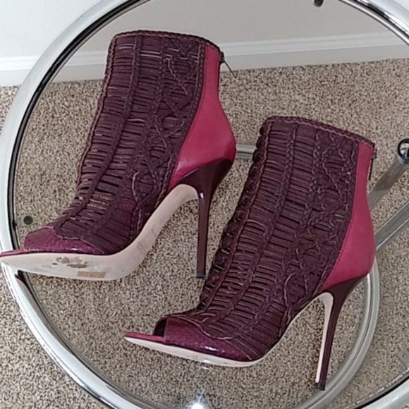 JIMMY CHOO BORDEAUX Kappa Sporty Calf Boot - Picture 4 of 8
